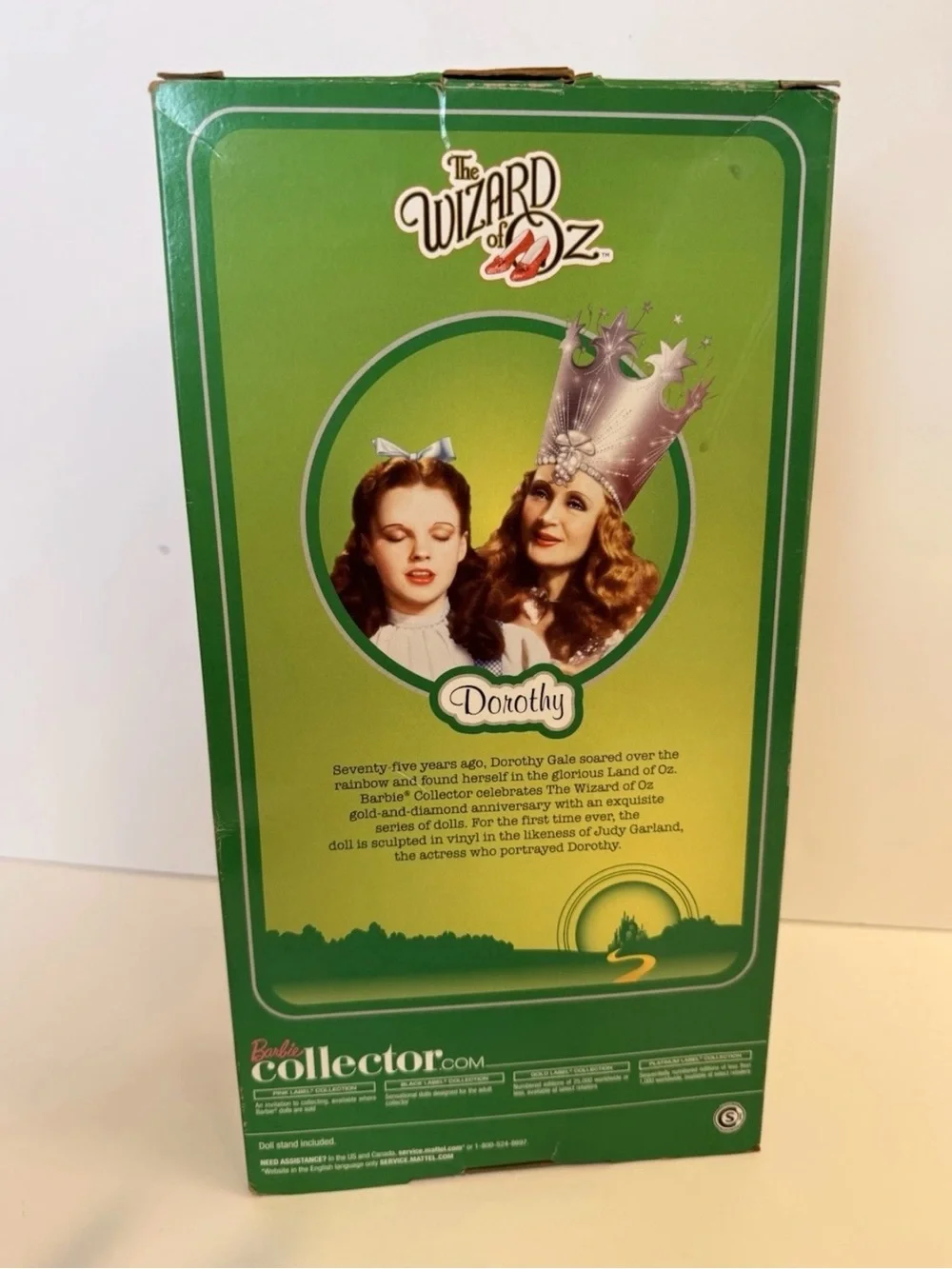 Barbie Wizard of Oz Dorothy 75th Anniversary Pink Label Doll w/ COA Mattel